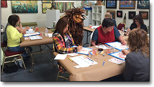 Emerald C Gallery Watercolor Workshop2 with Joan Hansen