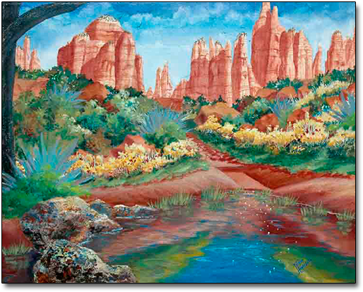 Oak Creek Canyon by Joan Hansen